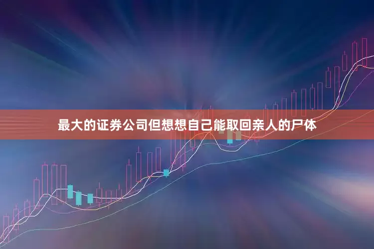最大的证券公司但想想自己能取回亲人的尸体